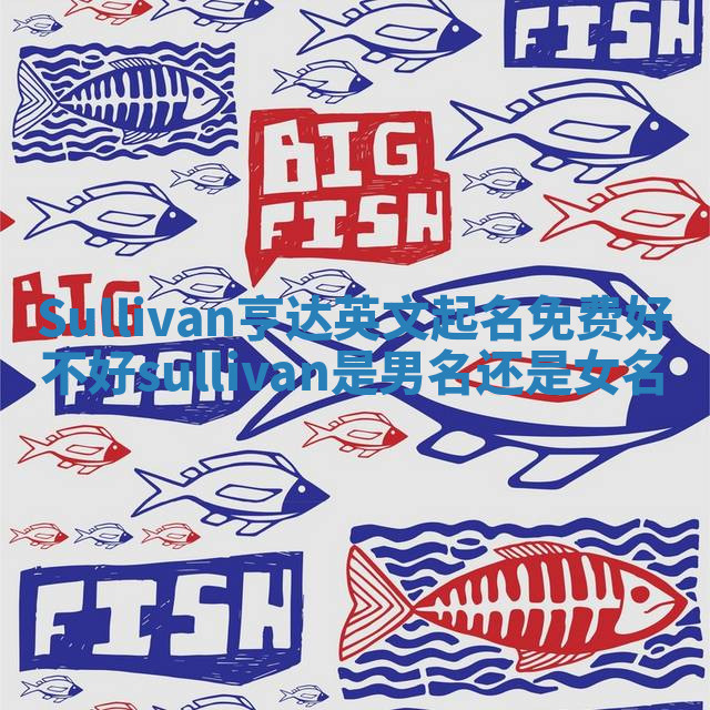 Sullivan亨达英文起名免费好不好 sullivan是男名还是女名