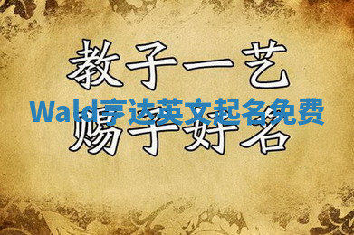 Wald亨达英文起名免费